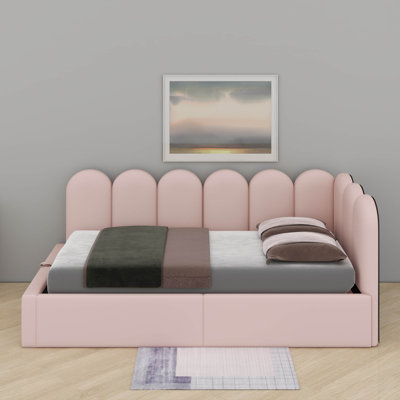 Twin Size Upholstered Daybed With Storage by Latitude Run