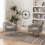Fauteuil d'appoint en velours Chynna-1665429079