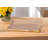 Is-Haaq Bubble Glass Scalloped Gold Rim Rectangular Platter Or Tray