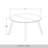 5-Piece Counter-Height Dining Set with Swivel Chairs and 45-Inch Round Table, Brown-1336489406