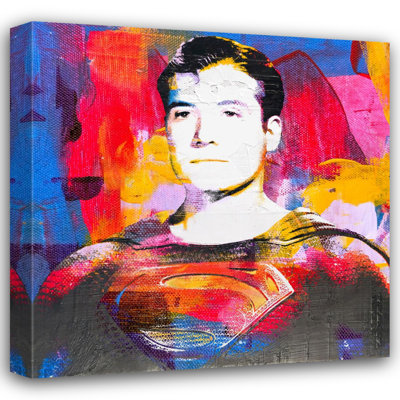 " George Reeves As Superman " by Stephen Chambers Painting Print