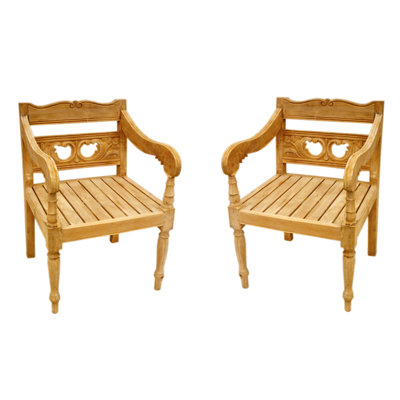 Chaise de patio teck Proulx