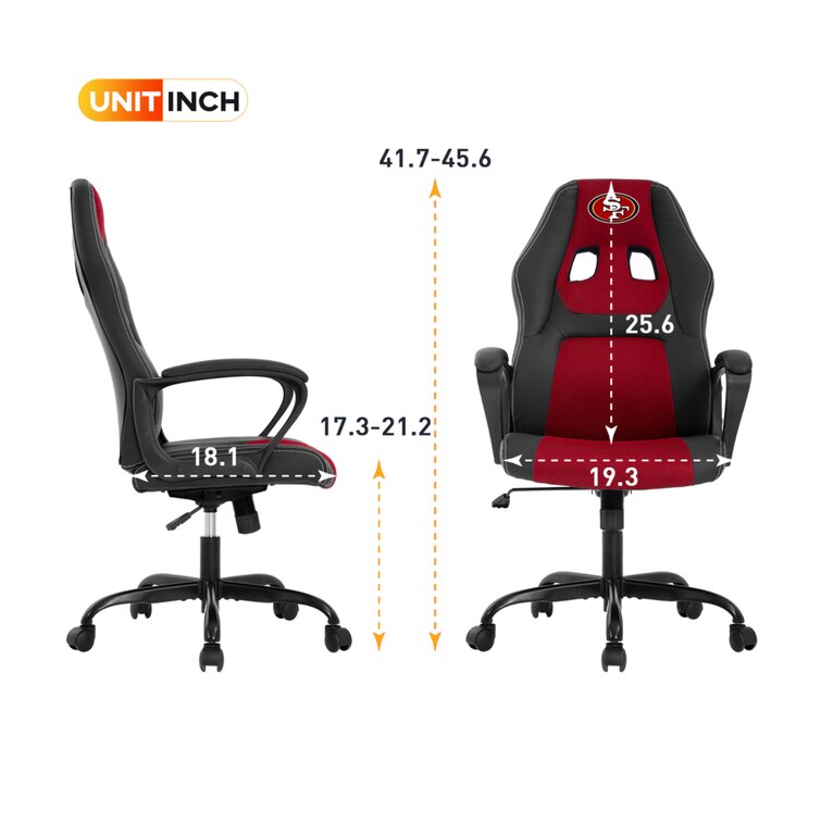 BestOffice Ergonomic Swiveling PC & Racing Game Chair & Reviews