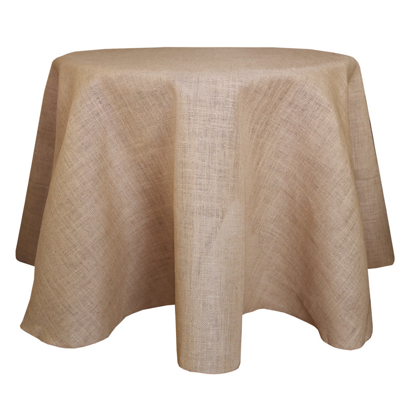 Solid Color Round Tablecloth, 102" x 102", 10