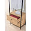 Alva Open Wardrobe with 2 Drawers-1028925246