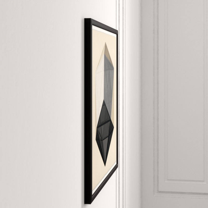Translucent Form 5' Framed Graphic Art Print on Glass