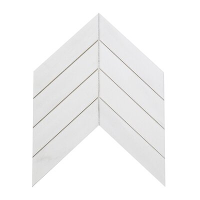 Soft Touch 2"" x 8"" Marble Herringbone Mosaic Wall & Floor Tile -  Stone & Tile Shoppe, SSHLNEW9205