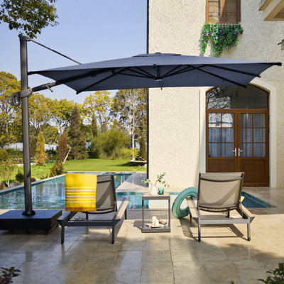 Novara 10X10 Ft.Square Cantilever Outdoor Umbrella