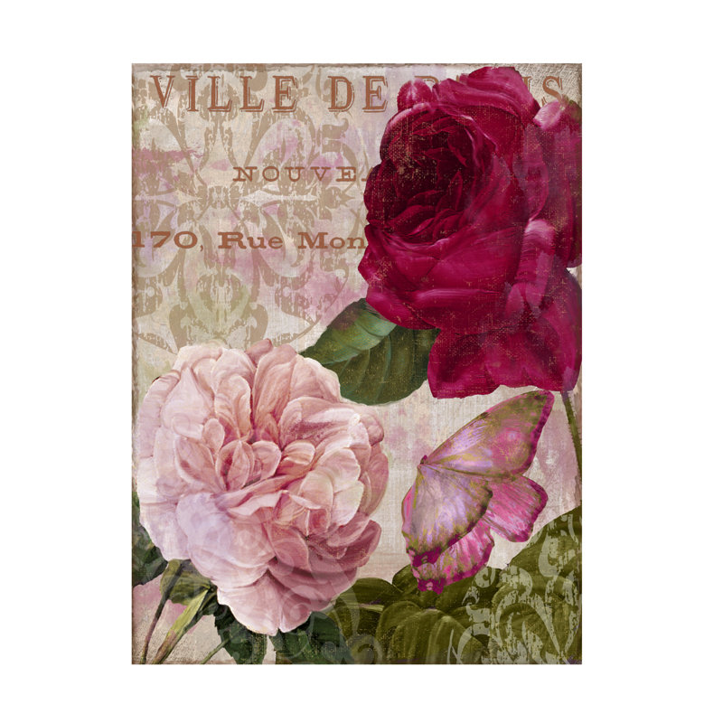 Art sur toile «ologia bella fevrier », H 14 po x l 19 po