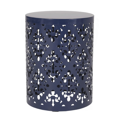 Charming Outdoor Metal Side Table With Durable Construction And Stylish Design