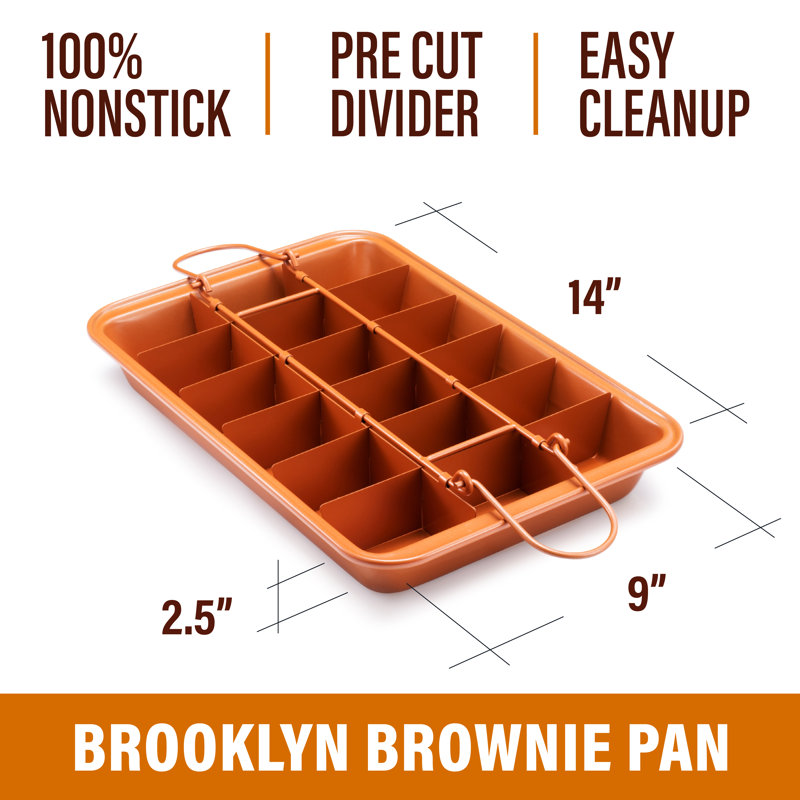 Gotham Steel Non-Stick Brooklyn Brownie Baking Sheet