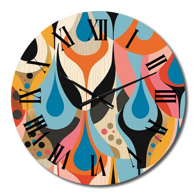 Horloge murale rétro