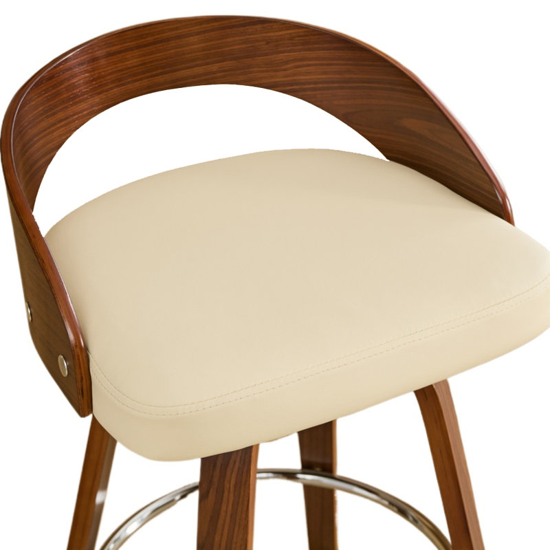 Tabouret de comptoir pivotant 24,8 po Ljoka, Beige