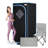 Portable Full-Size Black Infrared Sauna Tent - Personal Home Spa