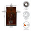 Lanterne d'extérieur 11,75 po H