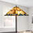 Akshara 65'' Antique Bronze Task Floor Lamp Set