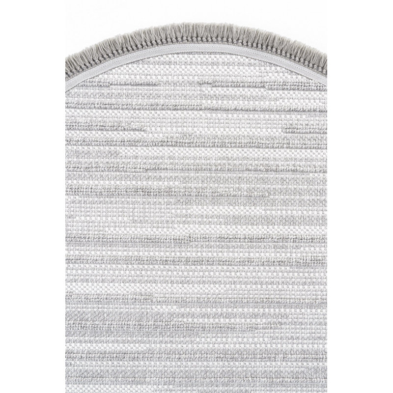 Round Ramyah Machine Made Indoor / Outdoor Area Rug, Round 2'7.5"