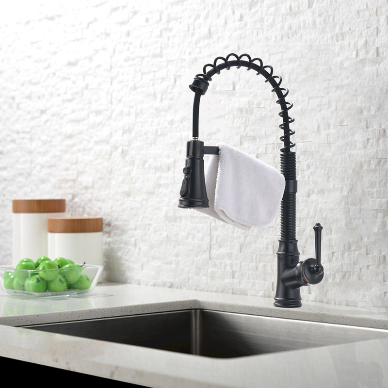 Pull Down Single Handle Kitchen Faucet