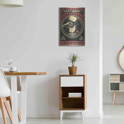 «Doctor», art mural en métal
