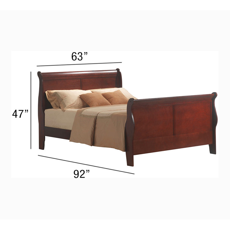 Lit standard Swihart, Grand, Gris antique