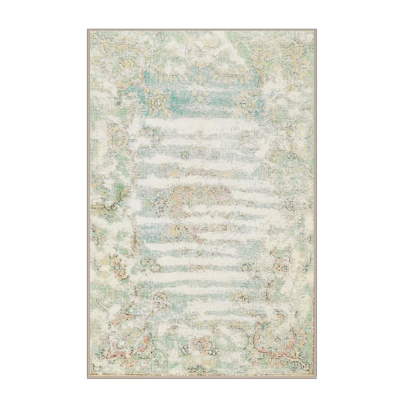Tapis beige/noir traditionnel Nithsdale, Rectangle 2 pi x 5 pi