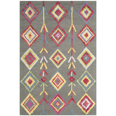 Tapis en laine touffeté à la main Derose
