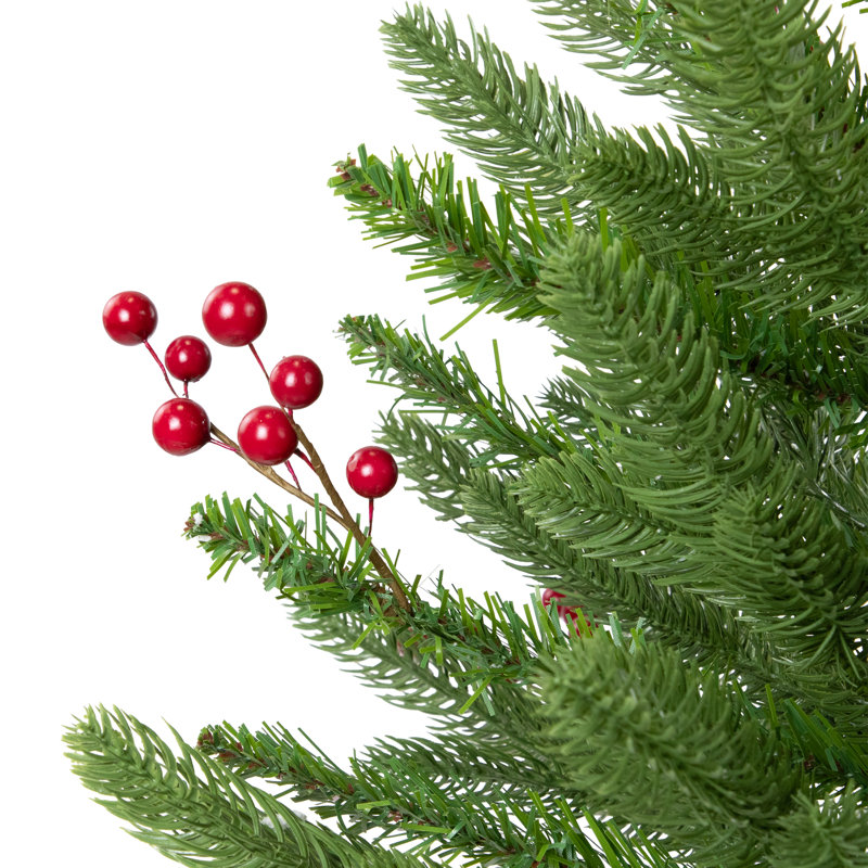 Real Touch Potted Sarasota Pine Artificial Mini Christmas Tree - 24" - Unlit