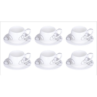 Bone China Espresso Cup and Saucer