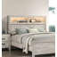 Lit simple pour grand lit 1pc avec tablettes et meubles contemporains-1974857942