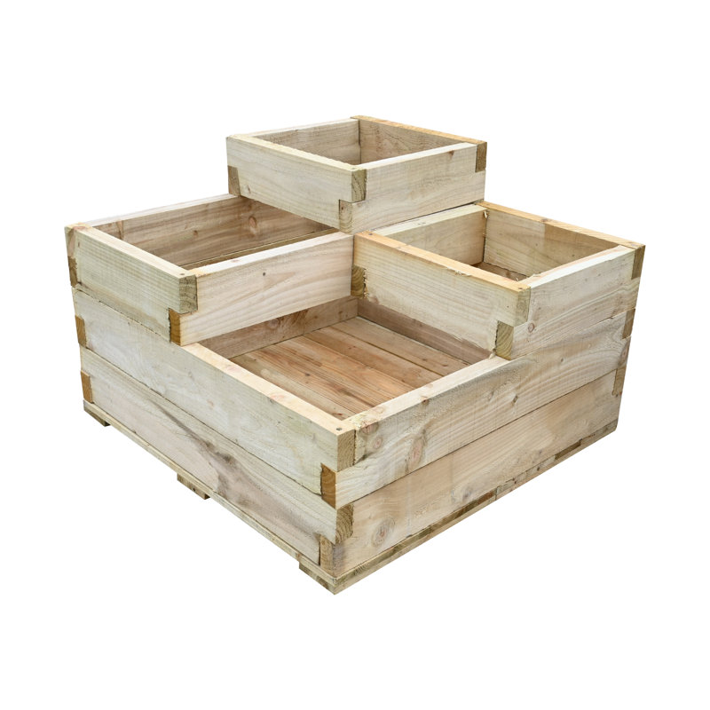 Wood Raised Garden Bed