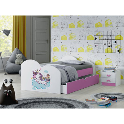 Humfleet European Toddler (80 X 160cm) Cabin Bed Themed Beds with Storage Included