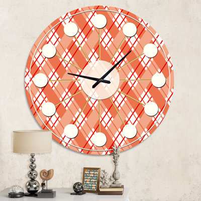 Horloge murale rétro Mid-Century