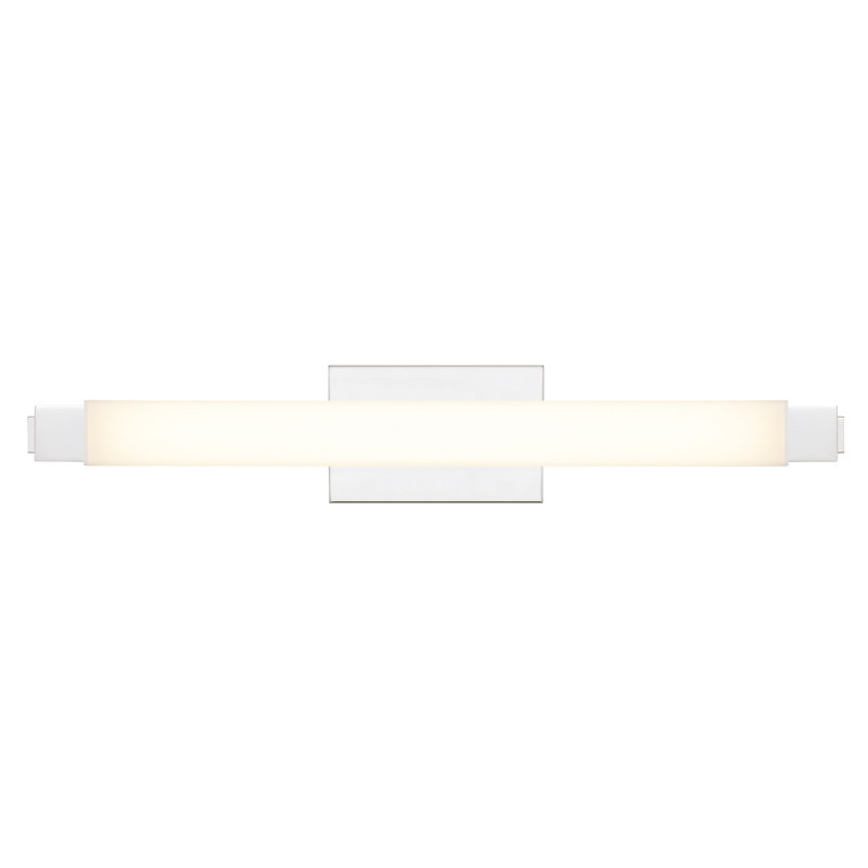 Barre de meuble-lavabo à DEL intégrée de 26 pouces, source d'énergie et de luminosité, 1830 lumens avec seulement 21 W, double fixation pour un attrait esthétique, 3 choix de température de couleur 3000K / 4000K / 5000K, intensité variable