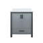 Dark Grey Bath Vanity 30 In. W X 22 In. D, With Cultured Marble Top