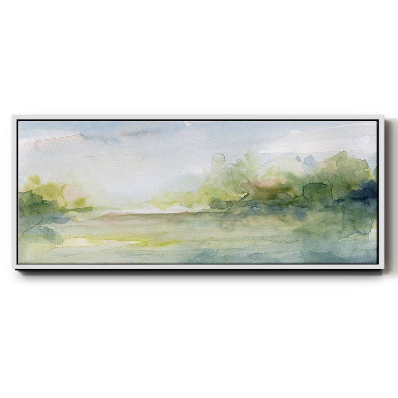 Clear Day - toile encadrée, H 20 po x l 50 po