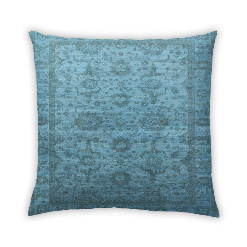 Damask Outdoor Throw Pillow