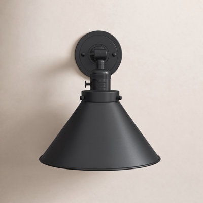 Dillon Single Light Dimmable Armed Sconce