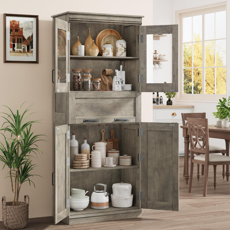 Freestanding Bathroom Cabinet, Grey