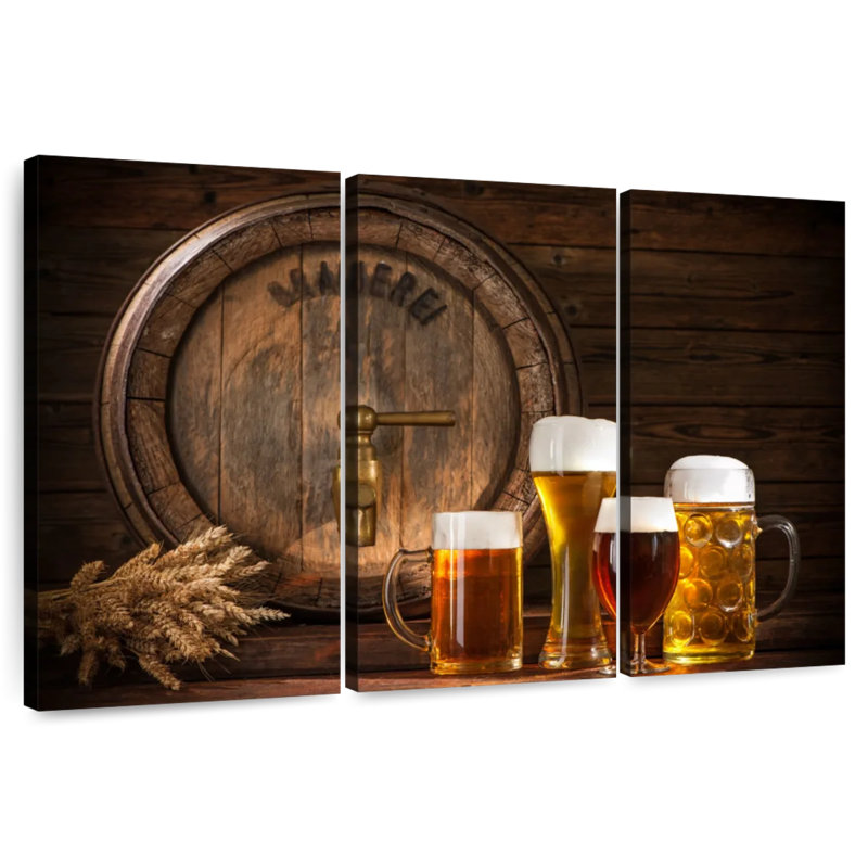Yarlin Beer From The Barrel, 24" H x 38" W