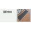 Ouverture de conduit AIR RETOUR 4 po x 20 po | Grille d'air lourde en fonte d'aluminium (6 po x 22 po au total) | Thermolaqué-102385537-107165114