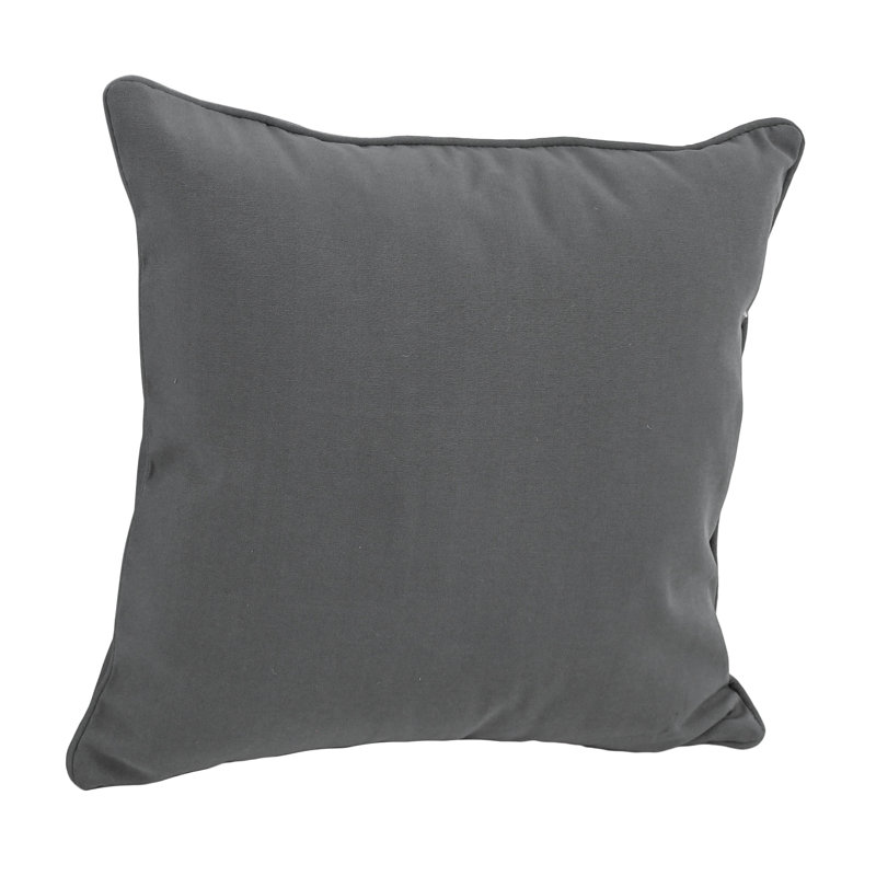  Housse et insert d'oreiller carré, Gris