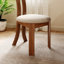 Ensemble de salle à manger 5 pièces en bois massif Lazy Susan-846793483