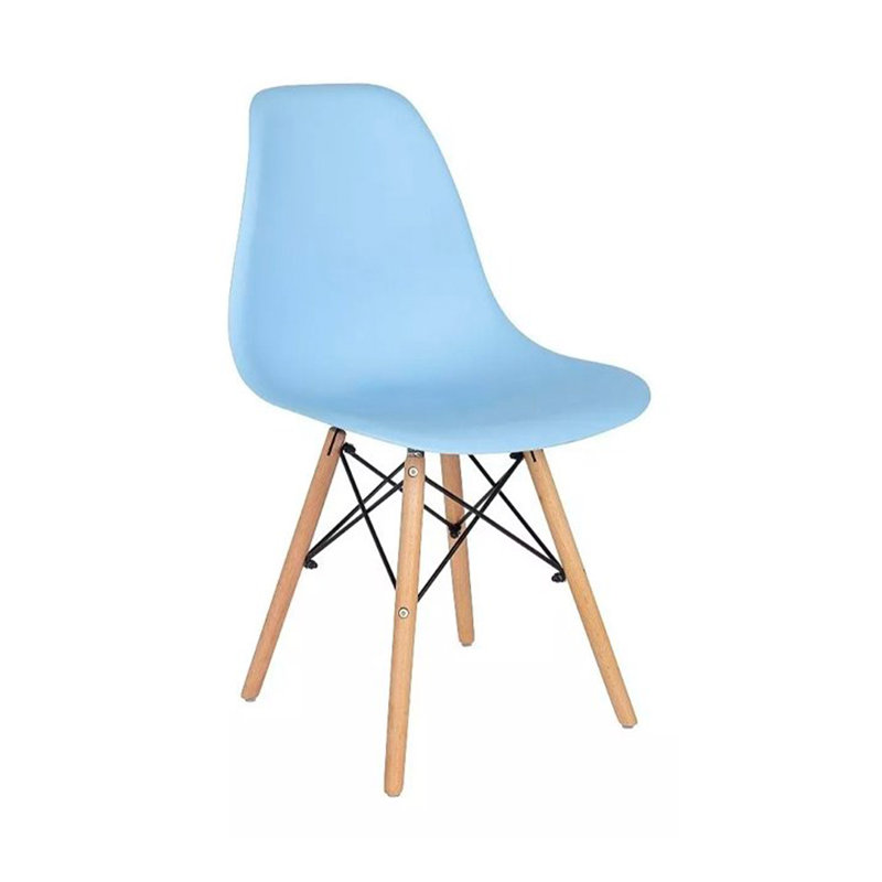 Chaise d'appoint Chu (ensemble 4), Bleu