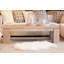 Amaya 56-Inch Rectangular Reclaimed Pine Block Feet Coffee Table-97704949