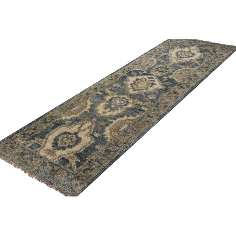 Oushak Oriental Area Rug in Gray