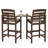 Wolak HDPE Outdoor Tall  Adirondack Chair With Table-461460485