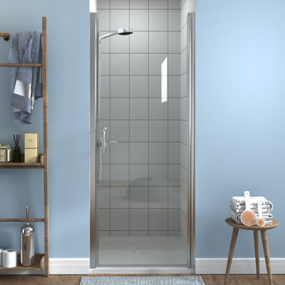 30-32 in.W x 72 in.H Pivot Frameless Glass Shower Door with SGCC Certified Glass