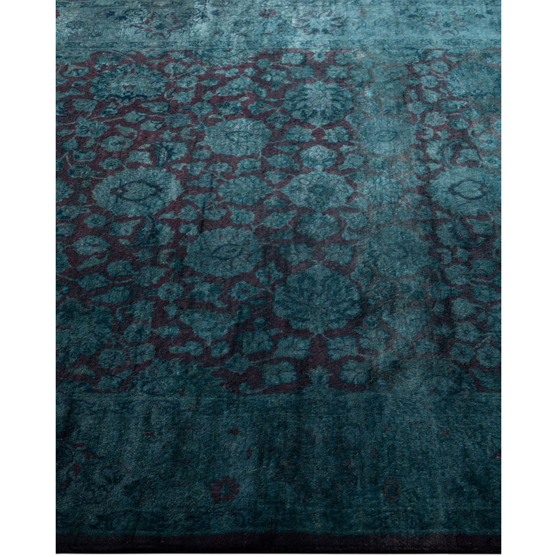 Ivaila One-of-a-Kind 4' 2" X 6' 4" Hand Knotted Area Rug