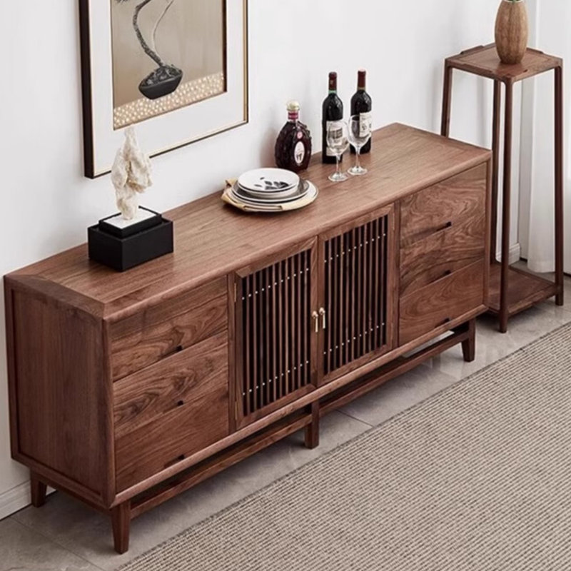 Buffet mural rétro et simple, H 31,5 po x l 70,87 po x P 17,72 po