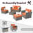 Kloster 6 - Person Patio Conversation Set with Cushions-1249423097